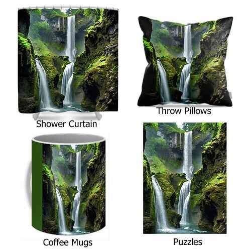 ​Amazing Cascading Waterfall other art