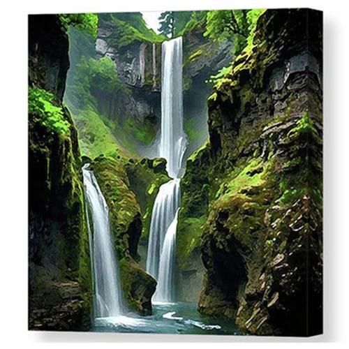 ​Amazing Cascading Waterfall canvas print