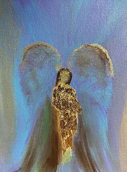 Angel Above the Clouds