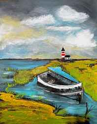 tranquilty fishing boat