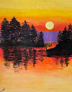 Golden Lake Sunset