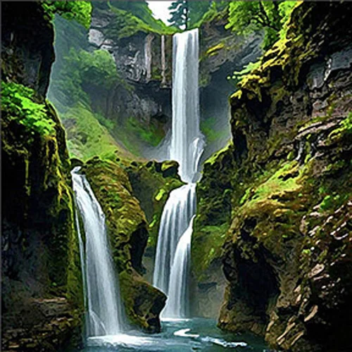 ​Amazing Cascading Waterfall 