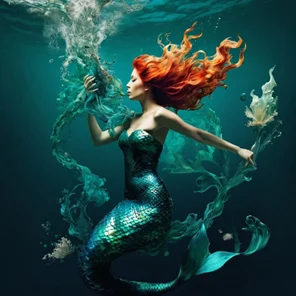 shirmmering mermaid