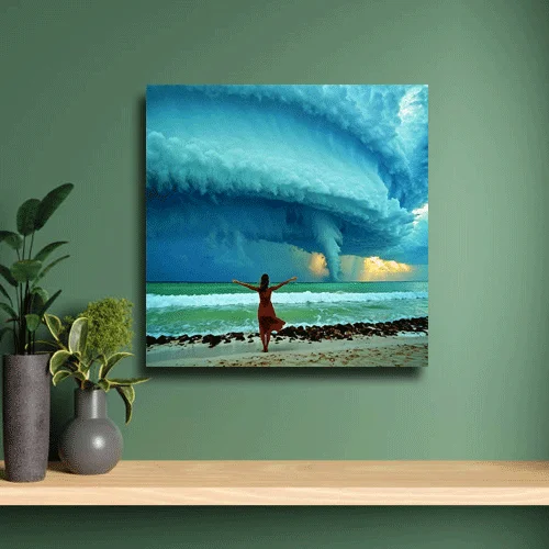 ​Ominous Shelf Cloud wall view