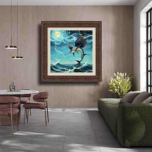 ​Provoked Sailfish  wall view