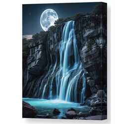 Full Moon Waterfall