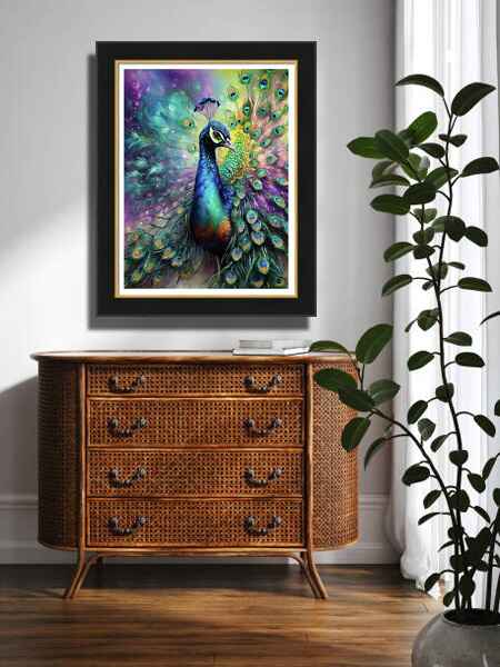 ​Peacock Elegance wall view