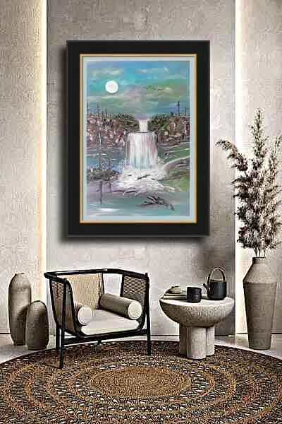 Full Moon Waterfall room view