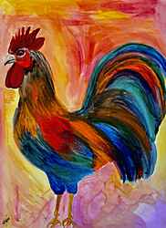 vibrant rooster