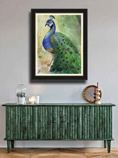 ​Queen of the Peacocks room view